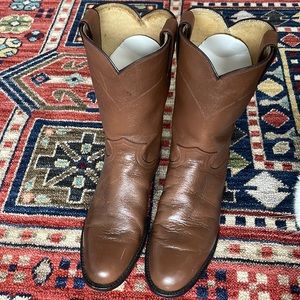 Brown women’s Justin roper cowboy boots size 8C